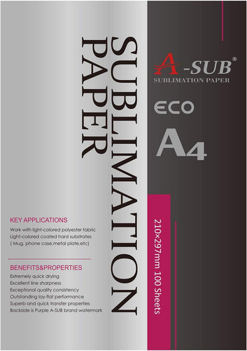 Carta per sublimazione 210 - a4,,