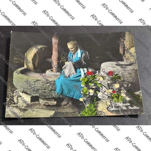Cartolina valsesia costume - valsesia,