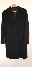 Cappotto Donna Tg 44 Nero Misto Cashmere