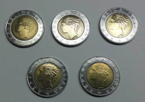 Italia 500 lire 1984 - italia, x