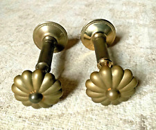 COPPIA FERMATENDE - EMBRASSE in ottone parzialmente brunito  , lungh. Cm. 15