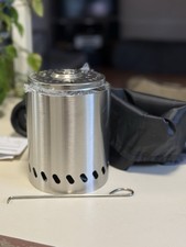 Sunnydaze Pozzo del Fuoco da Tavolo in Acciaio Inox Senza Fumo con Nuovo