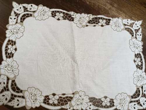 Corsia lino ricamata - in,