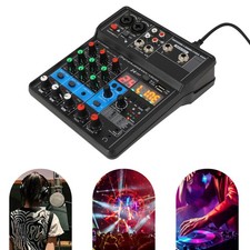 Mini Mixer Audio Bluetooth USB