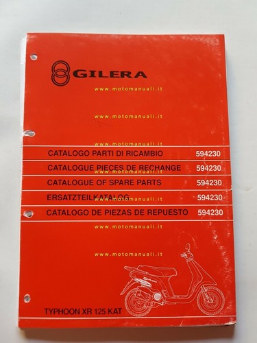 Gilera 125 typhoon kat 2000 - gilera,