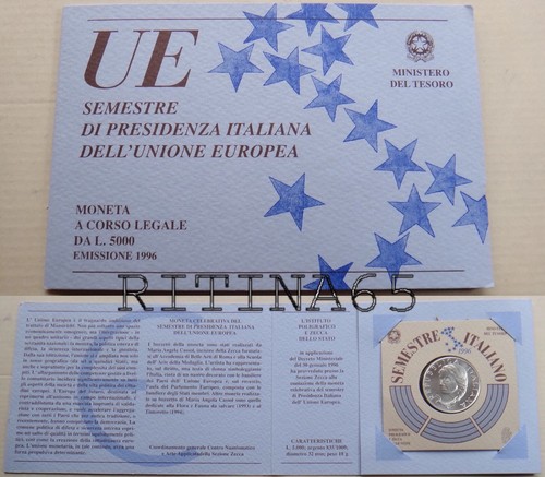 Italia 5000 lire argento - italia,