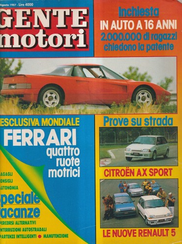 Gente motori agosto - motori,
