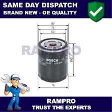 Filtro olio Rampro adatto a