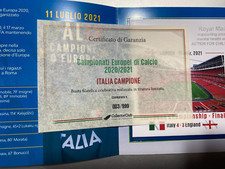 2021 Bolaffi Folder Italia Campione d' Europa Euro 2020 LE Nr. 3 di 999 COA