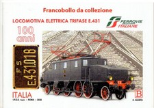 Cartella privata dedicata alla locomotiva trifase varietà E 431