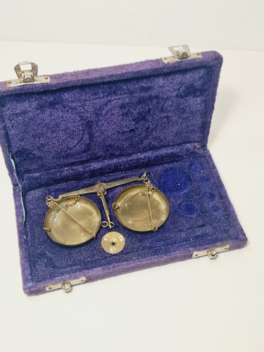 Vintage antique brass - brass, portable