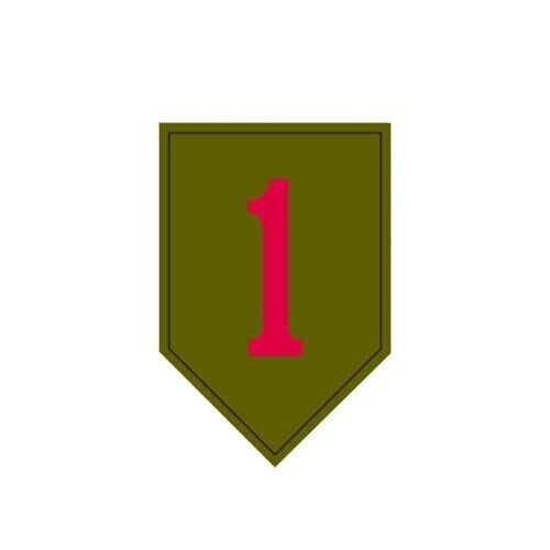 Adesivo divisione fanteria - adesivo, 1°