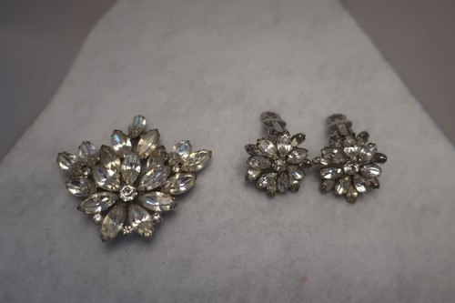 Orecchini vintage weiss spilla - orecchini,