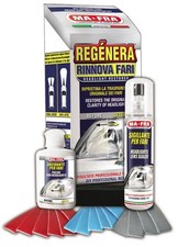 Kit Rinnova Fari Fanali Rigenera Ripristina Rinnova plastiche Ingiallite MA-FRA