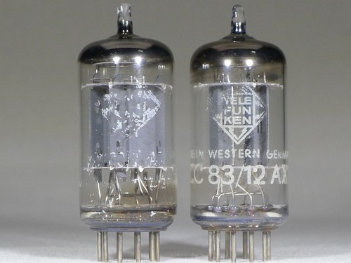 Coppia telefunken ecc83 12ax7 - coppia, ecc83/12ax7
