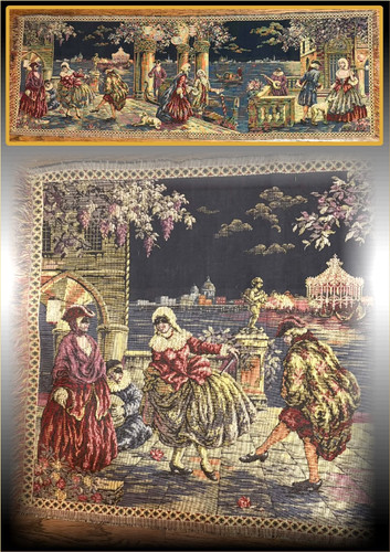 Arazzo vintage carnevale - 55",