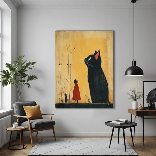 Gatto gigante quadro - gigante,