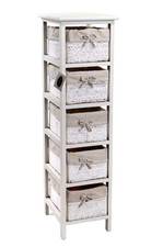 CASSETTIERA LEGNO 5 CASSETTI