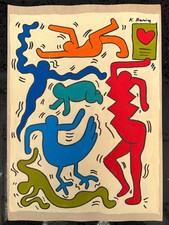 Dipinto astratto firmato Keith