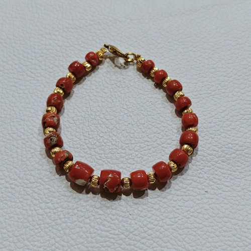 Bracciale perle corallo rosso