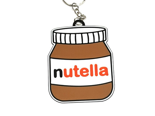 Portachiavi nutella stampato - portachiavi,