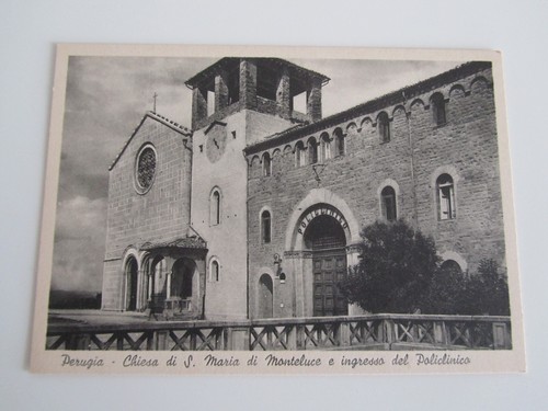 Cartolina perugia chiesa - cartolina,