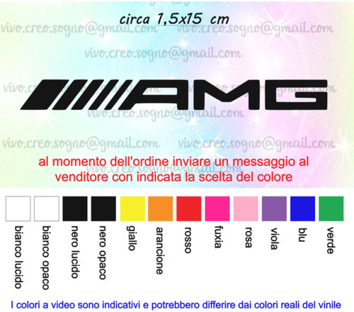 Amg adesivo prespaziato - adesivo,