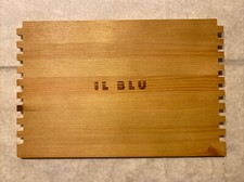 1 Raro Pannello Legno Vino Brancaia Il Blu Italia Vintage CASSA LATO 10/23 c820