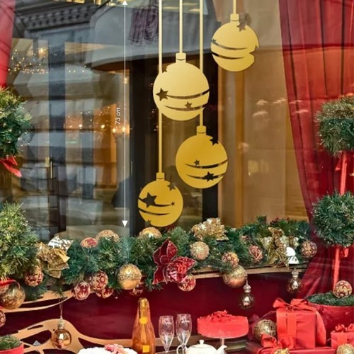 Pendenti vetrofanie natale - 4,