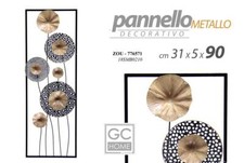 QUADRO METALLO PARETE PANNELLO