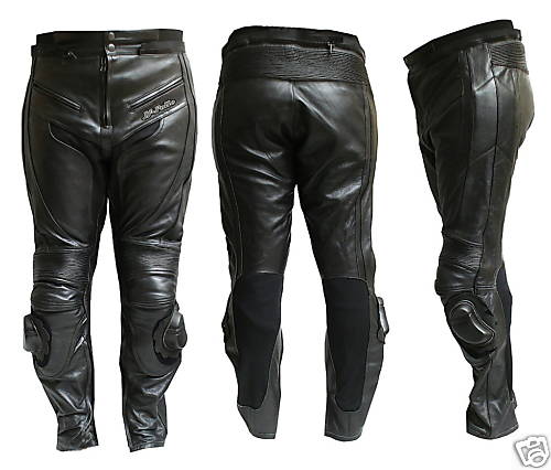 Pantalone moto pelle - pantalone,