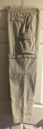 Pantalone cargo donna beige
