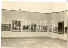 1935 NAPOLI Mostra Sindacale d'Arte - Veduta di una sala espositiva *Fotografia