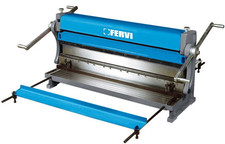 CALANDRA CESOIA PIEGATRICE PER TAGLIO LAMIERA COMBINATA DA BANCO 1000 MM FERVI