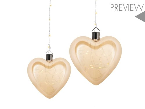 Confezione cuori led da - 2,