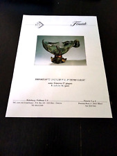 1988 COLLEZIONE VETRO DI EMILE GALLE ASTA FINARTE VINTAGE AD PUBBLICITA