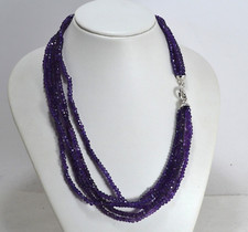 COLLANA AMETISTA RONDELLE