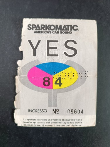 Biglietto sparkomatic yes - biglietto, 84