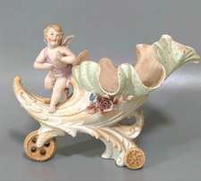 Antica statuina vaso carrozza