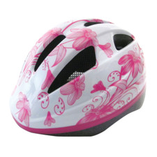 Caschetto Bici Bambino Bimba Casco per Bicicletta Mtb taglia xs 48-52 cm rosa