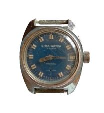 *HH* Orologio Vintage Dima Watch 17 Rubis Incabloc Swiss Clock 