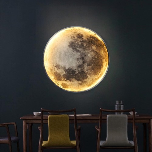 Lampada luna led - lampada, 3d,