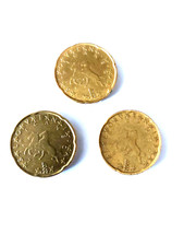 EURO CENT .20 SLOVENIA -ANNO 2007- TRE MONETE BEN TENUTE. CON PICCOLI DIFETTI.