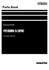 Komatsu PC18MR-5 JPN Catalogo