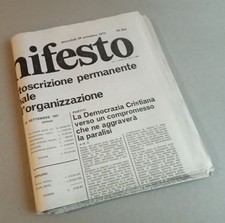 IL MANIFESTO LOTTO RIVISTE