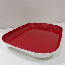 Vassoio Allegra Tupperware Alimenti Rosso/Bianco (art.4/G08)