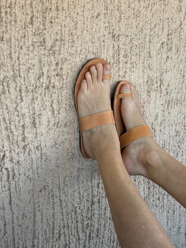 Sandali pelle greca - pelle,