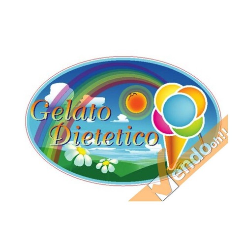 Adesivo sagomato gelato - adesivo,