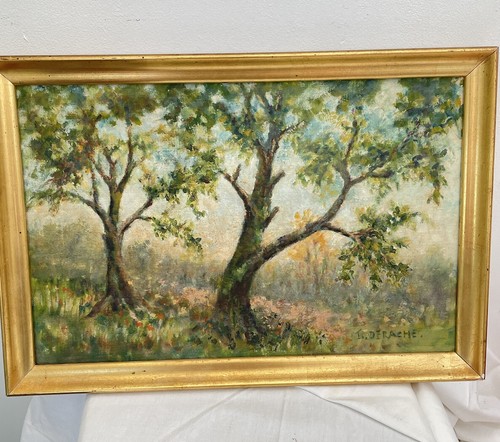 Dipinto olio francese