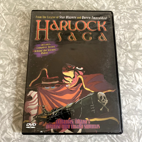 Harlock saga anime dvd - harlock,